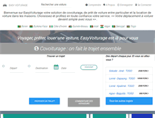 Tablet Screenshot of easyvoiturage.com
